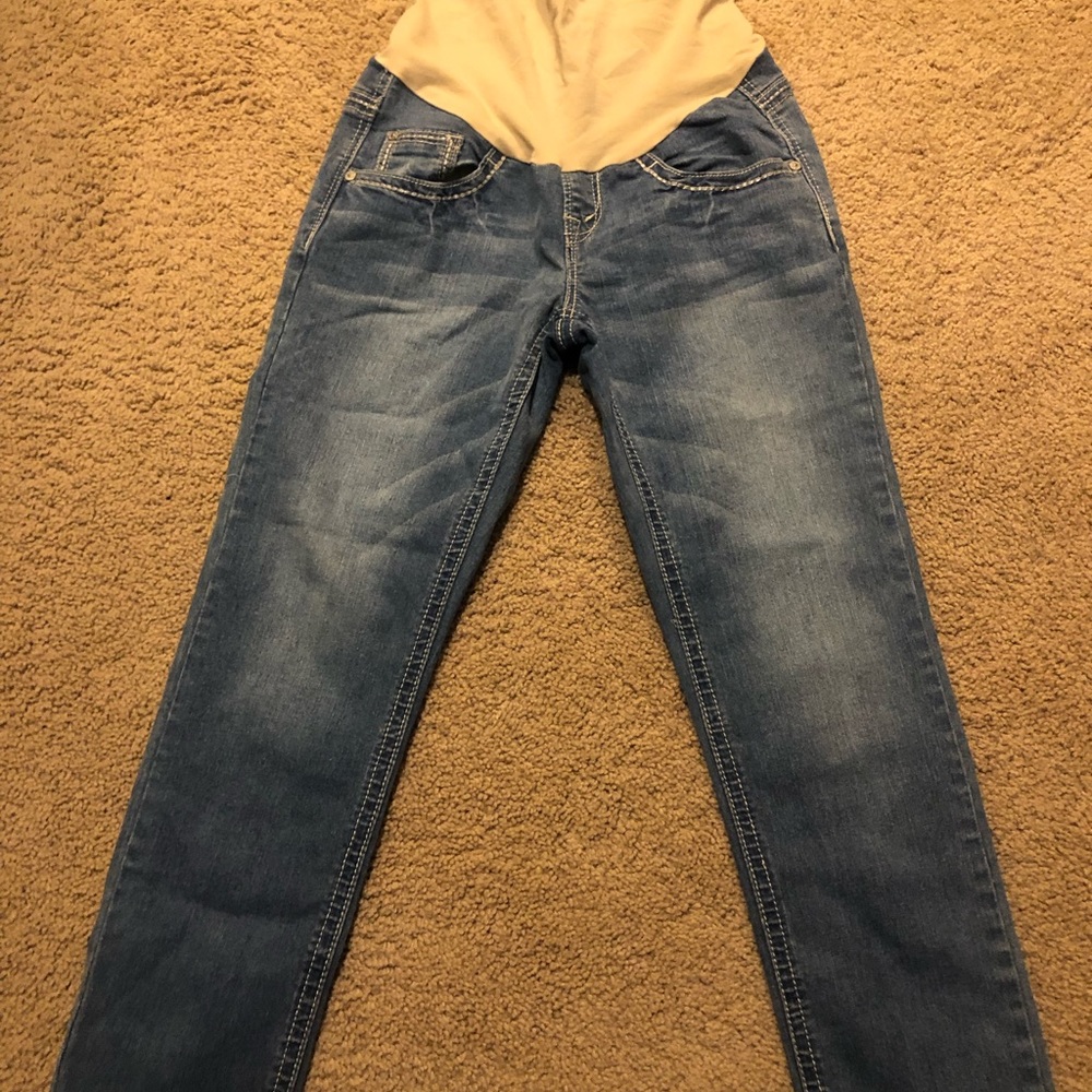 Motherhood Indigo Blue jeans. Extra small.